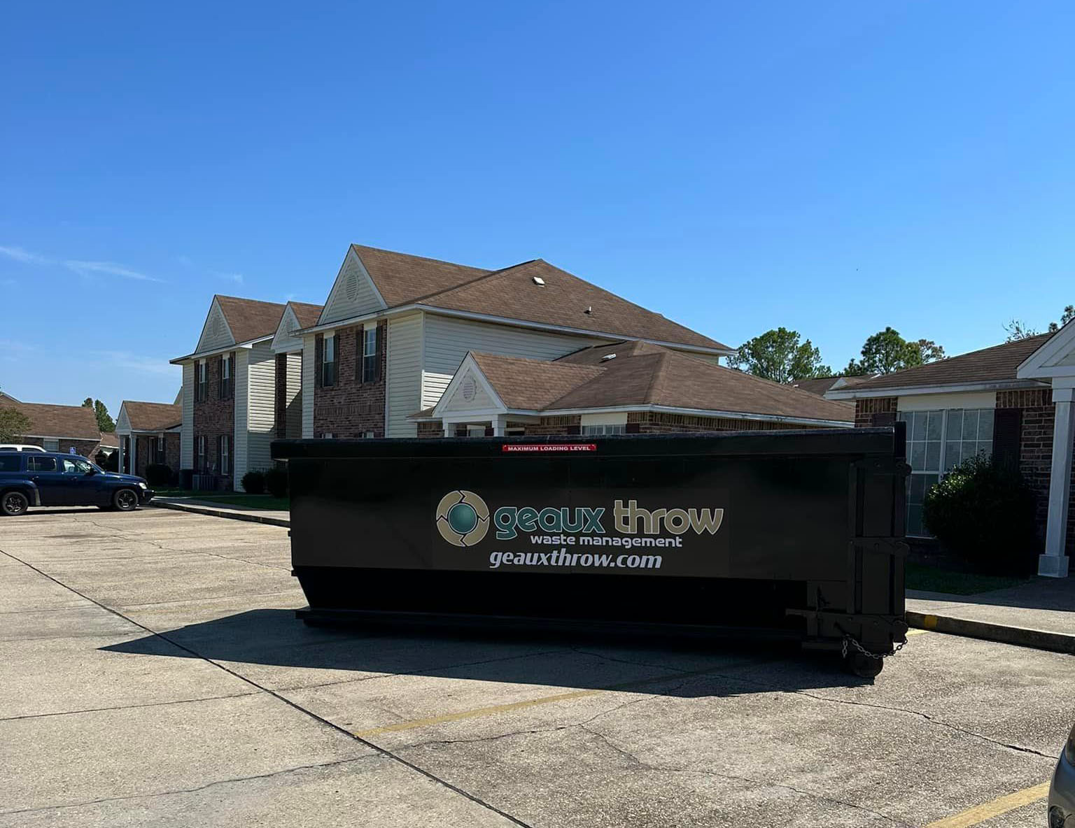 Fall Dumpster Rentals Geaux Throw